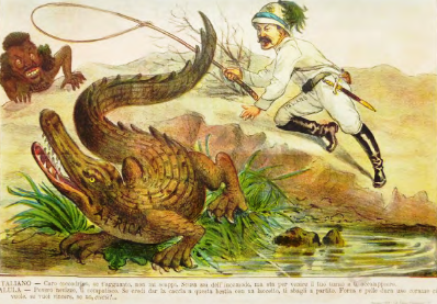 Fig. 3 – Un cacciatore novizio, «La Rana», 1888