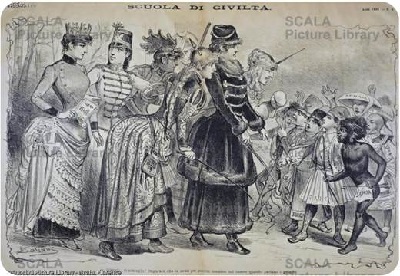 Fig. 5 – Scuola di civiltà, «Il Fischietto», 1886