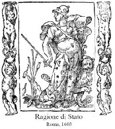 Fig. 5 – C. Ripa, Ragione di Stato, Iconologia (1603), https://limes.cfs.unipi.it/allegorieripa/ragione-di-stato-scheda/