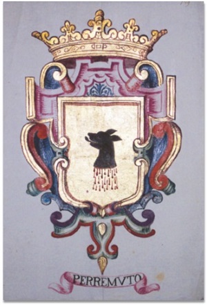Fig. 3 – Coat of Arms of the Perremuto Family (private collection)