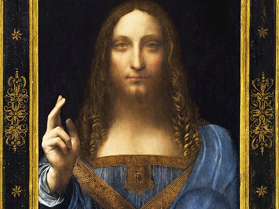 Fig. 2 – Salvator Mundi, atribuido a Leonardo da Vinci, propiedad particular